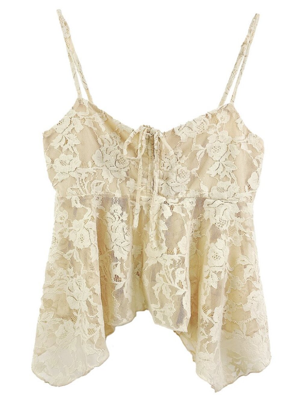 Floral Vest Lace Camisole Top